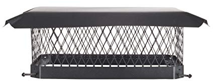 Shelter SC1318 Galvanized Steel Chimney Cap, Fits Outside Tile, 13 x 18