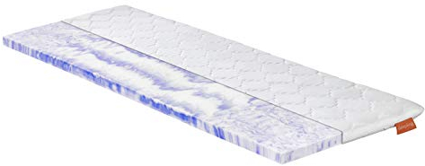sleepling Gel Topper 120x200cm, Höhe 6 cm, Matratzentopper Gelschaum, orthopädische Matratzenauflage für alle Matratzen und Betten, Geltopper 120 x 200, Made in EU