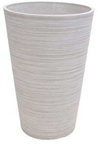 milani home Vaso per Piante da Esterno Interno di Design in Fibra Sintetica Resistente