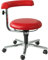 EDUPLAY 110435 Erzieher/in Stuhl, 34-41 cm, Ø 61 x 41 cm, rot