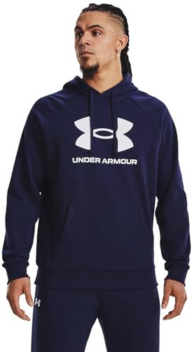 Under Armour Men's UA Rival Fleece Logo HD Shirt Midnight Navy