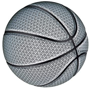 CLISPEED 1Stückreflektierendesmaschenmustererwachseneleuchtendesslip-Gas-Gitterimfreienmitgriffigemdiamant-Basketballballpurutschigglattleuchtendundfürtaschenstift-Trainings-Nachtkorb