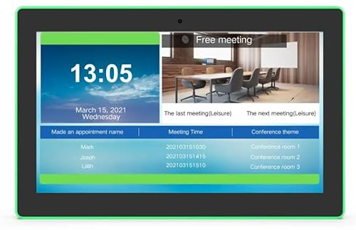 ALLNET Meetingraum RGB LED Tablet 15 Zoll RK3399 Android 10 und NFC/RFID schwarz