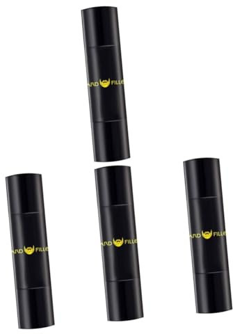 minkissy 4 unidades de tinte para barba y bigote para hombre, relleno de fibra artificial