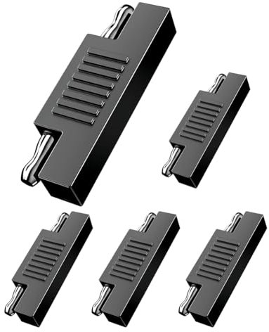 Connecteur SAE SAE à SAE Polarité Inversée Adaptateur de Prise de Câble à Déconnexion pour Chargeur de Batterie de Panneau Solaire - Paquet de 5