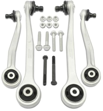Frankberg 4-Teilig Querlenker Satz Kompatibel mit A4 8K2 B8 1.8L-3.2L 2007-2015 A4 Avant 8K5 B8 1.8L-4.2L 2007-2015 A5 8T3 1.8L-4.2L 2007-2017 A5 Cabriolet 8F7 Q5 8RB Replace# 8K0407505A