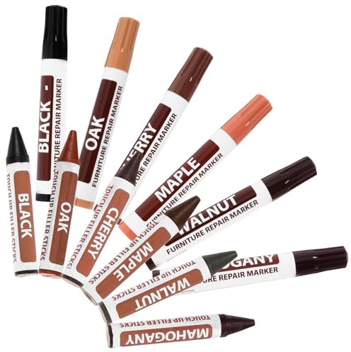 DECHOUS Furniture Repair Pen Wax Touch up Kit for Wood Scratch Repair