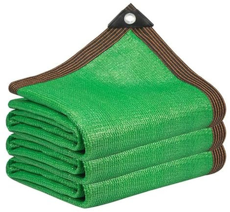 Telo Rete Ombreggiante 90%, Rete Protettiva da Recinti, Rete Telo Ombra per Serra Giardino Cortile, 5x5 1x6 3x4 8x8 2x4 3x6 1x1 3x2 4x5 3x7.m Verde(8x12(m))