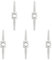 5 pieces Bicycle Internal Cable Routing Tool, Brake Hose Connector, Cycling Bike Cable Guide for Bicycle Frame Shift (Silver)