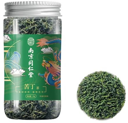 Té Verde Natural Kuding Té Amargo 60g / 2,11 Oz Té De Hierbas De Hoja Suelta, Sabor Delicado