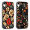 Yomjew 2 Pack Cute Clear Flower Floral Phone Case for iPhone XR 6.1 inch, Aesthetic Trendy Soft Slim Fashion Protective Shockproof TPU Bumper Cover for Women Girls-Flower Floral 01