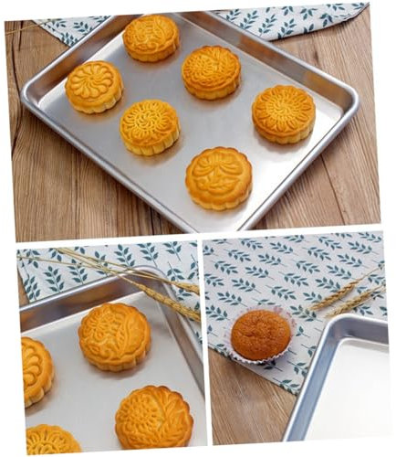 CIYODO Edelstahlpfanne Fissler Pfanne Induktion Tablett Bratpfanne Induktion Pfanne Induktion Fissler Pfanne Pfanne Edelstahl Antihaft Pfanne Abkühlgitter Pfanne Fissler