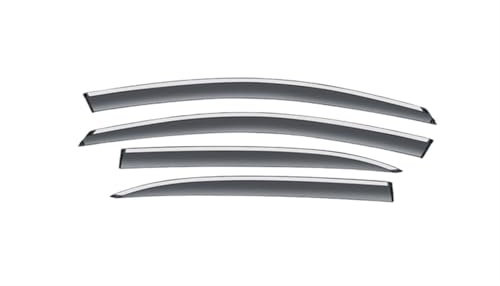 Regenschutz für Autofenster Auto Regenschutz Windabweiser Markisenverkleidung Carstyling Zubehör für Mercedes für Benz C-Klasse W204 2007-2010