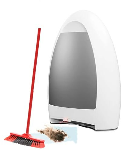 ANGDI Aspiradora sin Contacto, recogedor automático, Cubo para Polvo de 1000 W con Sensor infrarrojo y depósito para Polvo de 3,6 L, aspiradora con Doble Filtro y con Cable para