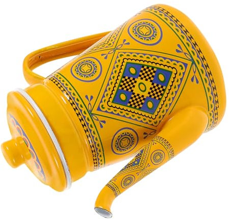 Alipis Cafetera de esmalte más cálido tetera de cuello de cisne jarra de bebida jarra de agua Horno cafeteras jarra cafetera tea pot cafetera jarra hervidor de agua de mano tetera de mano