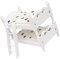 KOMBIUDA 1satz Miniatur Doppelstockbett Für Puppenhäuser Buntes Für Dekorative Gestaltung Kinderzimmern Und Puppenräumen Kissen Und Decken