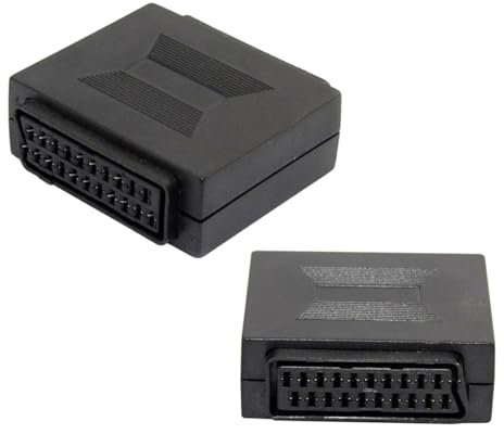 ZEPFJHE 21p SCART Presa femmina connettore Joiner per trasmissione affidabile spina europea SCART
