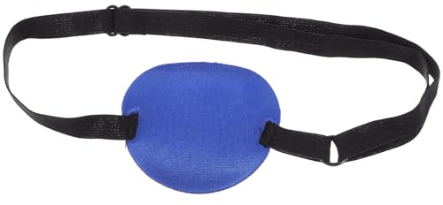 Augenklappe Blau Verstellbare Weiche Augenschutz, für Hunde, für Welpen | Polyester, Tragbares Design, Leicht zu Reinigen, Vielseitig Nutzbar bei Outdoor Aktivitäten, Inkl Zubehör