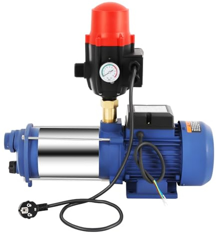 Pompa centrifuga da 2500 W, in acciaio inox, per aziende, laghetti, giardini, fontane