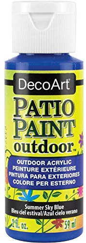 Deco Art - Pintura acílica para Exteriores, acrílico, Azul Cielo de Verano, 59 ml