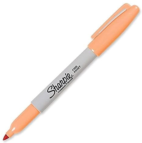 SHARPIE Peach Fine Tip Markers (32086)