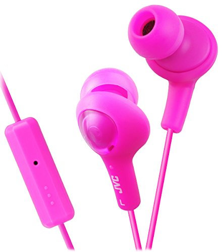 JVC HAFR6P Gumy Plus Headphones (Pink)