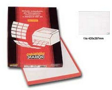 Markin Klebeetiketten C/599 weiß 100 Blatt A3 (1 Etiketten 420x297mm) [214C599A3]