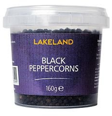 Lakeland Whole Black Peppercorns Tub 160g