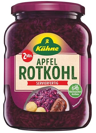 Kühne Apfel-Rotkohl Fix und Fertig - Der Schnelle, 720 ml