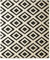 Hanse Home Teppich Raute – Wohnzimmerteppich Kurzflor Skandi Rauten Muster Modern Velours Teppich für Esszimmer, Wohnzimmer, Kinderzimmer, Flur, Schlafzimmer, Küche – Schwarz Creme, 80x200cm