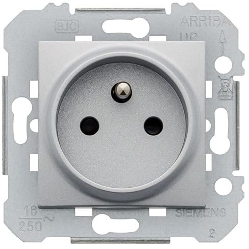 Prises 2P+T Silver DELTA VIVA SIEMENS