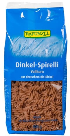 Rapunzel Bio Dinkel Spirelli (Vollkorn) aus Deutschland - 1er Pack (1 x 500g) - BIO