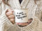 Interluxe EMAILLE Becher Retro Tasse NOCH EIN GLÜHWEINCHEN? Glühweinbecher Einladung Weihnachtsmarkt