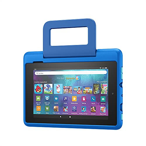 Kindgerechte Hülle von Amazon für das Fire 7-Tablet, mit „Raumschiffe“-Design | Ab 6 Jahren | Nur kompatibel mit Tablets der 9. Generation (2019)