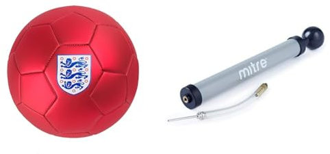 Mitre England Football, Soft Touch Feel, Hugely Durable, Show Your Support, Ball