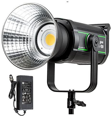 Weeylite 200W LED Videoleuchte Dimmbar 5600K LED Fotolicht Beleuchtung Set für Fotostudios, 22000LM,CRI 95+,Tlci 97+,App Steuerung LED Dauerbeleuchtung für Porträts,Hochzeiten,Außenaufnahmen,YouTube