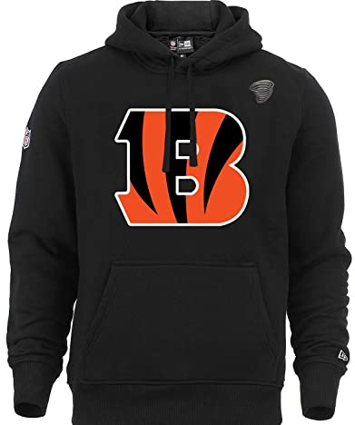 New Era Pullover Kapuze Kängurutasche Cincinnati Bengals Hoody schwarz National Football League Logoprint CapSpin-Pin - XXL