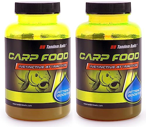 Tandem Baits Karpfen Futter Angelfutter Aroma Attract Booster 2-er Set 300 ml Flavour Mix 1