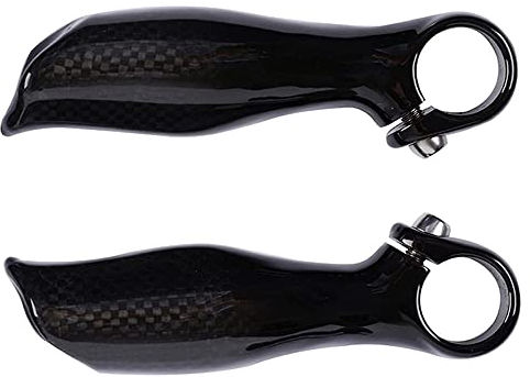 Alfa Pasca Carbon Lenkerenden für Mountainbike MTB Bike ergonomisches Design 22.2 mm Fahrrad Lenker Bar 3K glänzend
