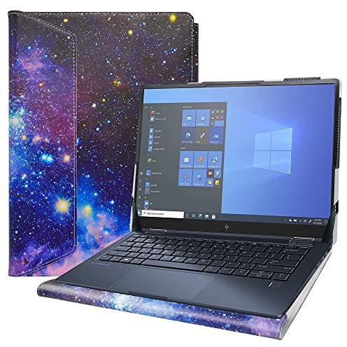 Alapmk Spécialement Protection Housses pour 13.5 HP Spectre x360 14-eaXXXX 14-efXXXX 14-ea0023dx 14t-ea000/HP Elite Dragonfly Chromebook Enterprise/ G3[Not fit HP Elite Dragonfly G1 G2],Galaxy