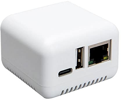 LOYALTY-SECU Serveur d'impression WiFi RJ45 transforme Rapidement Votre imprimante USB en imprimante sans Fil réseau