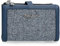 Pepe Jeans Maddie Geldbörse mit blauem Kartenhalter 14,5 x 9 x 2 cm Polyester mit Kunstlederdetails