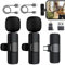 Mini Microphone Multifunktion,Mini Wireless Mikrofon für Video,Mikrofon Wireless Für IPhone Android,Mikrofon Bluetooth Handy,Mikrofon Zum Anstecken,Kabellos Ansteckmikrofon für YouTube Vlog Twitch