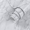 VIOPVERY Peel and Stick Wallpaper - 40cm x 1000cm Matte White Marble - Self Adhesive Thick Wallpaper for Bedroom and Kitchen