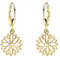 SOFIA MILANI - Damen Ohrringe 925 Silber - vergoldet/golden - Blumen Ohrhänger - E2167