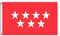 Stormflag Bandera Madrid 3x5ft/90x150cm Bandera Comunidad de Madrid poliéster 90g 2 ojales de metal costura doble con ojal
