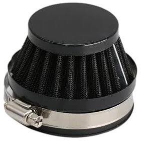 Filtro Aria Moto Pulitore universale per filtro aria carburatore 35mm 38mm 42mm 48mm 45mm 55mm 60mm Scooter moto Filtro Aria Motore(Nero,48mm)