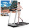 Superun Laufband für Zuhause Klappbar, Laufband mit Steigung max 158 KG mit APP, Klappbares Laufband mit Trainingskursen und Multi-Runner-Rennen