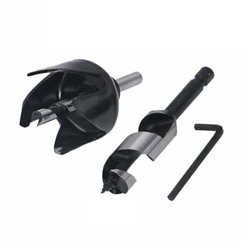 54mm Door Lock Hole Saw Set, 4 Claw Ball Hole Saw Door Lock Installation Drilling Tool, Door Drill Bits for Wood Plywood Aluminum