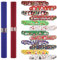 24st Weihnachten Geschenkpapier Rollenhalter, 22x3cm Geschenkpapier Halter 12 Designs Wrapping Paper Holder für Weihnachtsposter Geschenkverpackung Organisation und Aufbewahrung